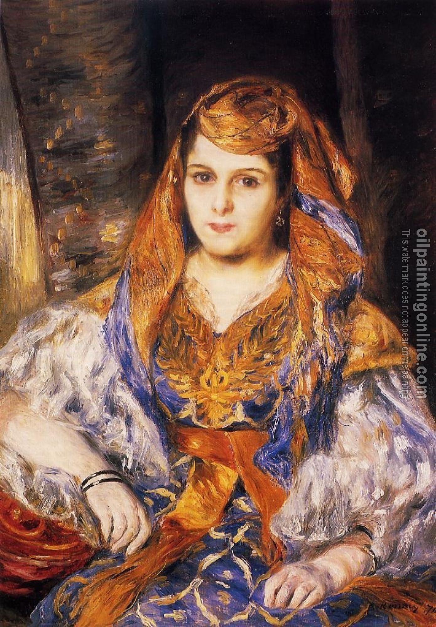 Renoir, Pierre Auguste - Madame Stora in Algerian Dress